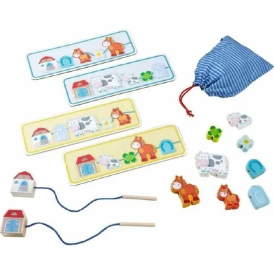 HABA On The Farm Threading Game image {1}