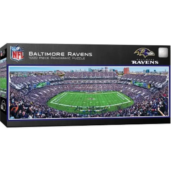 NFL Baltimore Ravens 1000pc Pano Puzzle Game image {2}