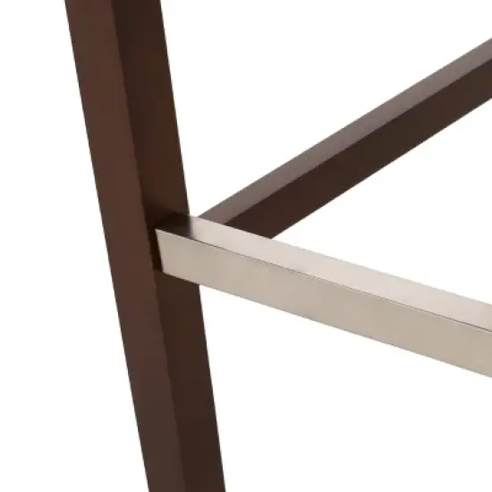 Set of 2 Bayliss Contemporary Wingback Barstools - Christopher Knight Home image {4}