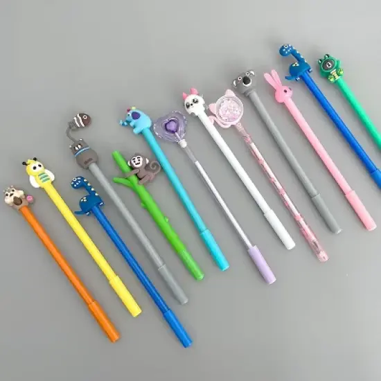 Wrapables Gel Pens School Office Supplies, Comical Characters image {2}