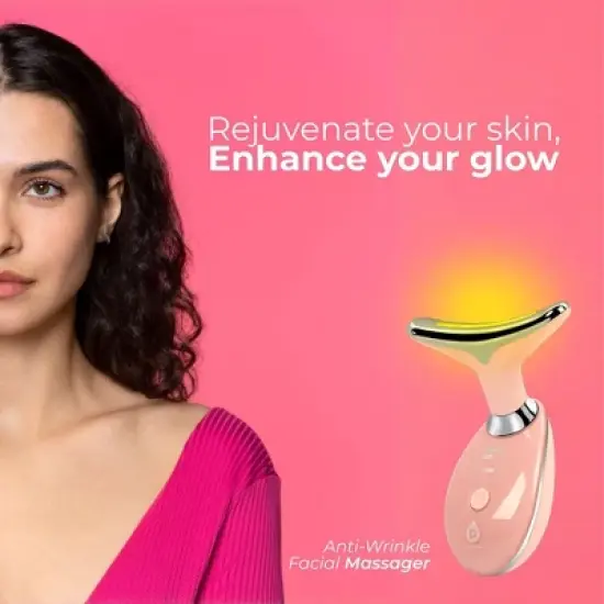 Pursonic 7-in-1 LED Light Therapy Beauty Device - Red Light Therapy Face & Neck Sculpting Wand image {2}