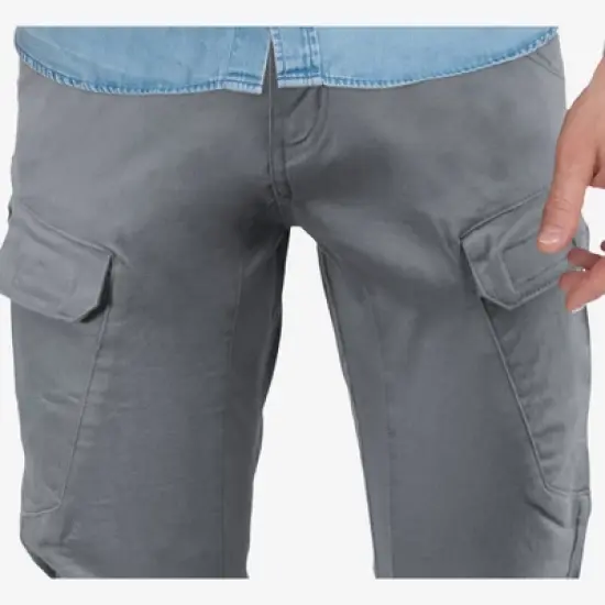 X RAY Men's Slim-Fit Stretch Twill Cargo Pants image {3}