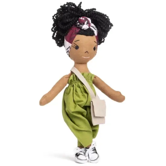 HarperIman Imani 14'' Plush Linen Doll image {2}