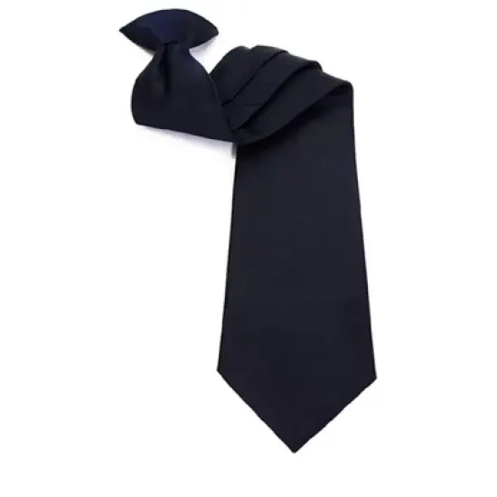 Men's Solid Color 19" Clip On Neck Tie image {5}