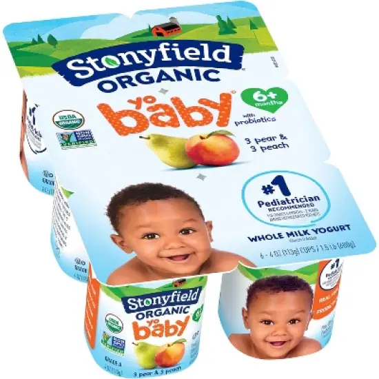 Stonyfield Organic YoBaby Whole Milk Yogurt image {6}