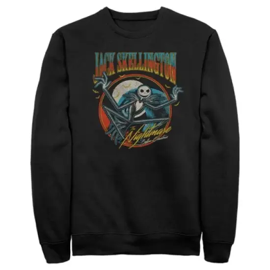 Men's The Nightmare Before Christmas Retro Jack Skellington Sweatshirt image {3}