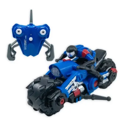 Flipo Hurricane Drifter Remote Control Stunt Drift Bike Motorcycle Racing Vehicle With Riding Figure image {4}