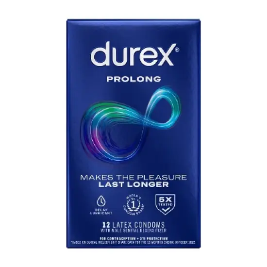Durex Prolong Latex Condoms - 12ct image {17}