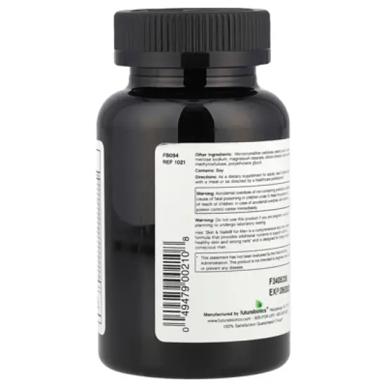 Futurebiotics Nutrition For Men&trade;, Hair, Skin & Nails&reg;, 135 Tablets image {2}