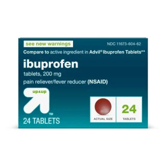 Ibuprofen (NSAID) Pain Reliever & Fever Reducer Tablets - up&up&trade; image {1}