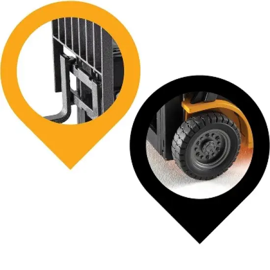 Top Race Metal Diecast Construction Toys - 2 Pack image {2}