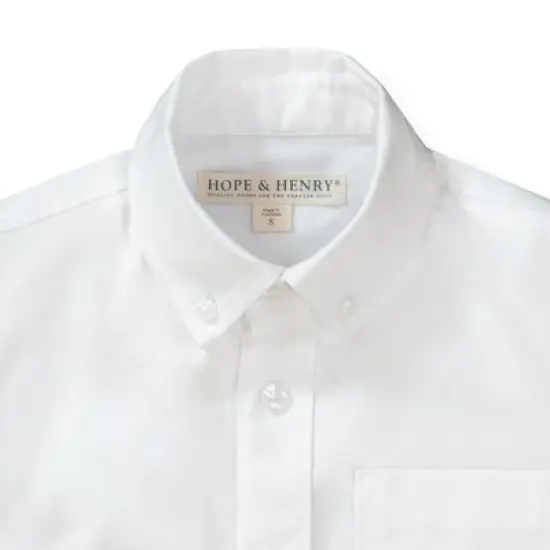Hope & Henry Boys' Classic Oxford Button Down Shirt, Infant image {1}