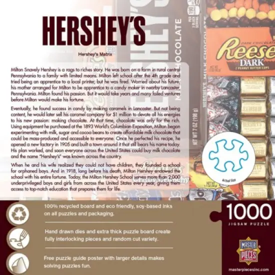 MasterPieces Inc Hershey's Matrix 1000 Piece Jigsaw Puzzle image {1}