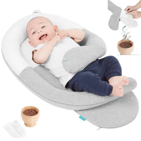 Babymoov CloudNest Organic Anti-Colic Newborn Infant Seat Lounger image {1}