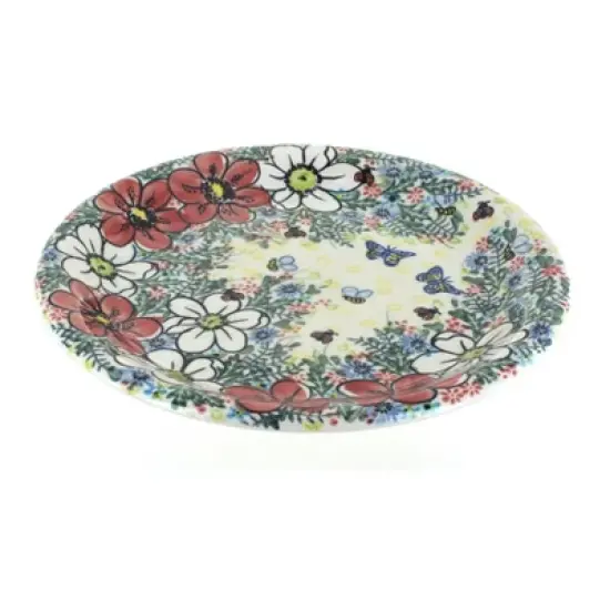 Blue Rose Polish Pottery Vena Dinner Plate image {13}