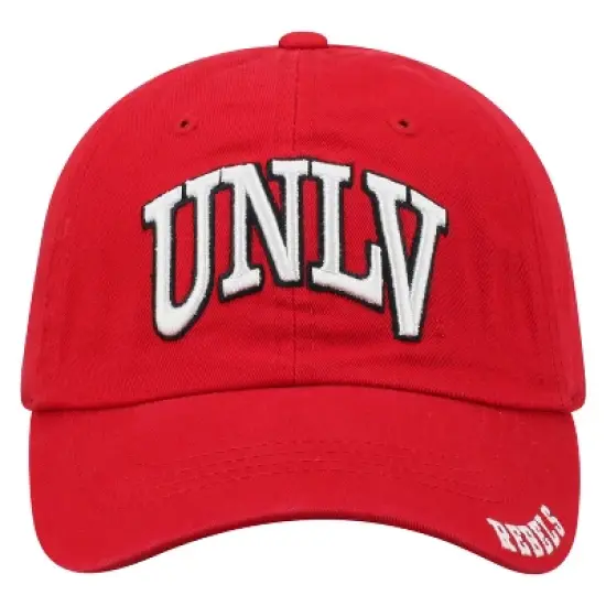 NCAA UNLV Rebels Unstructured Washed Cotton Hat: Adjustable Lightweight Baseball Cap image {2}