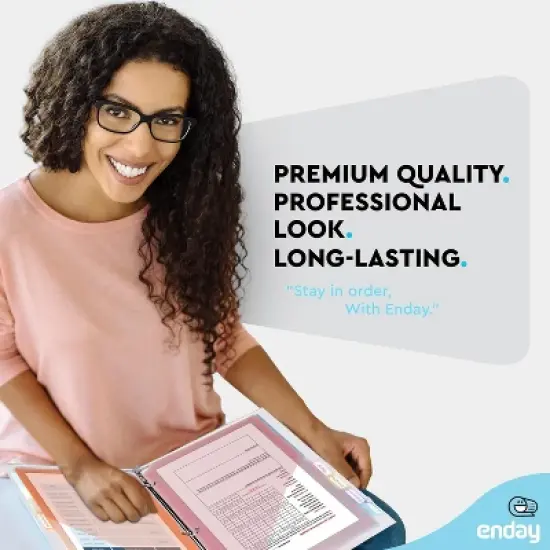 Enday Dividers with Pockets for 3 Ring Binder image {2}