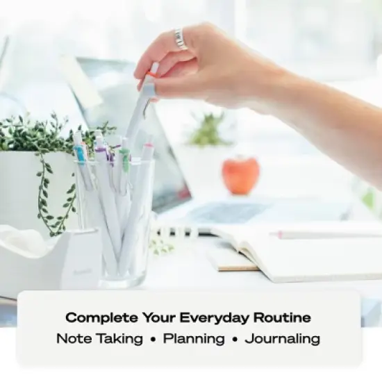 uni-ball uni one Retractable Gel Pens Medium Point 0.7mm Black Ink Dozen (70362) image {3}