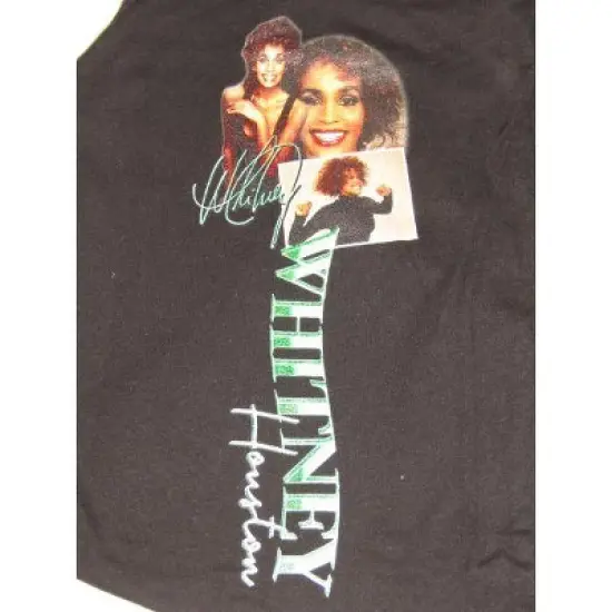 Whitney Houston Men's Black Sleep Pajama Pants image {1}