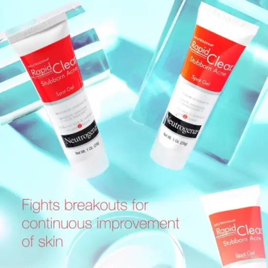 Neutrogena Rapid Clear Stubborn Acne Spot Treatment Gel with Maximum Strength for Acne Prone Skin - 1 oz image {3}