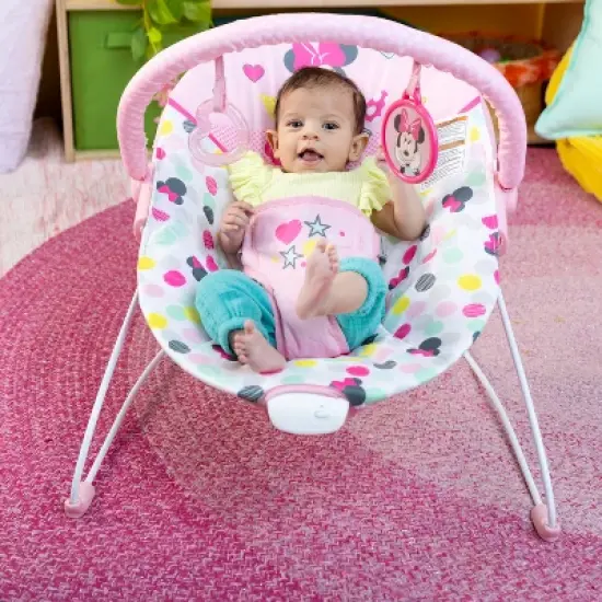Bright Starts Minnie Mouse Spotty Dotty Vibrating Bouncer image {12}