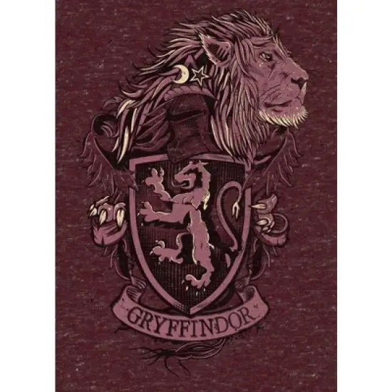 Harry Potter Gryffindor House Crest Men's Cardinal Red T-shirt image {1}