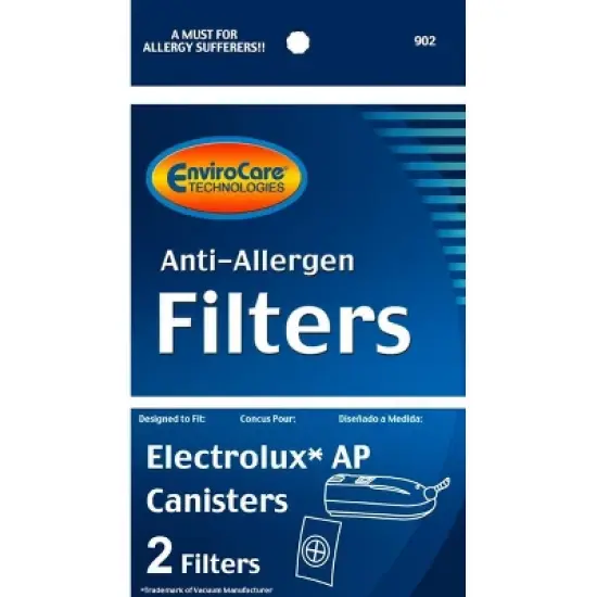 EnviroCare Premium Replacement Vacuum Filters made to fit Electrolux Canister and Aerus AP100. 2 After Filters image {1}