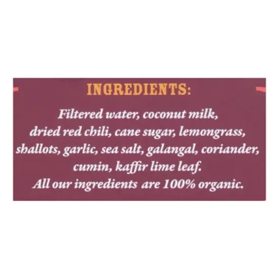 Mike's Organic Curry Love Red Thai Curry Sauce - Case of 6/8.8 oz image {6}