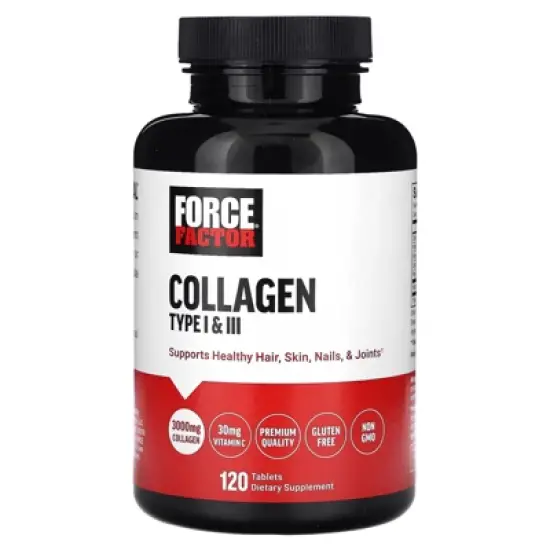 Force Factor Collagen Type I & III, 120 Tablets image {4}