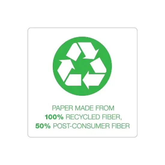 Earthwise by Ampad Recycled Writing Pad Narrow 5 x 8 White Dozen 20152 image {7}