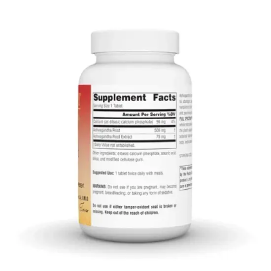 Ashwagandha Full Spectrum Ayurvedic by Planetary Herbals  -  120 Tablet image {1}