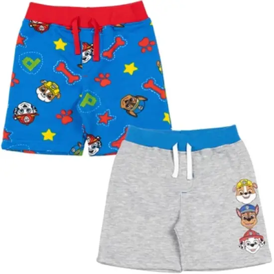 Paw Patrol Rubble Marshall Chase Fleece 2 Pack Shorts Set Little Kid  image {7}