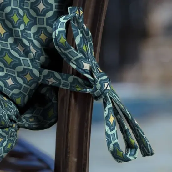 Arden 36.5"x18" Outdoor Mid Back Dining Chair Cushion image {5}