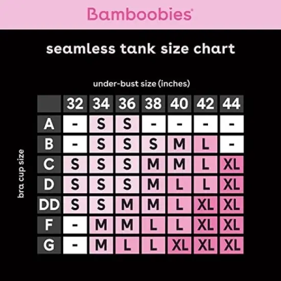 Bamboobies Seamless Tank for Everyday Wear (non-nursing) - Black image {5}