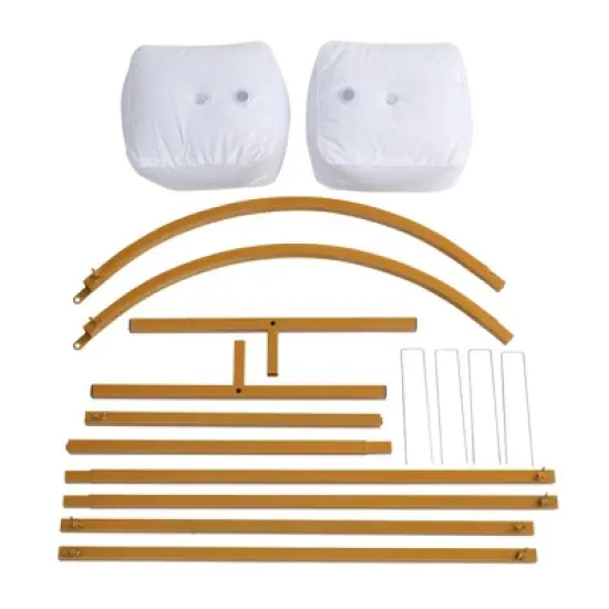 Karl Home 18.9'' W x 39.37'' D Gold Wedding Iron Arbor image {1}