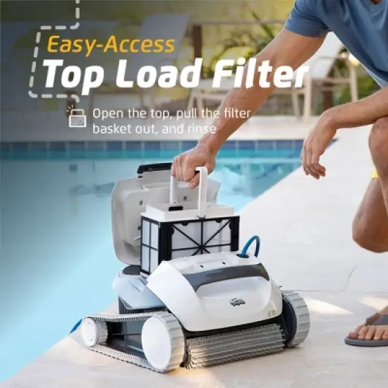 Dolphin E10 Above Ground Robotic Pool Cleaner Upgraded Cartridge image {3}