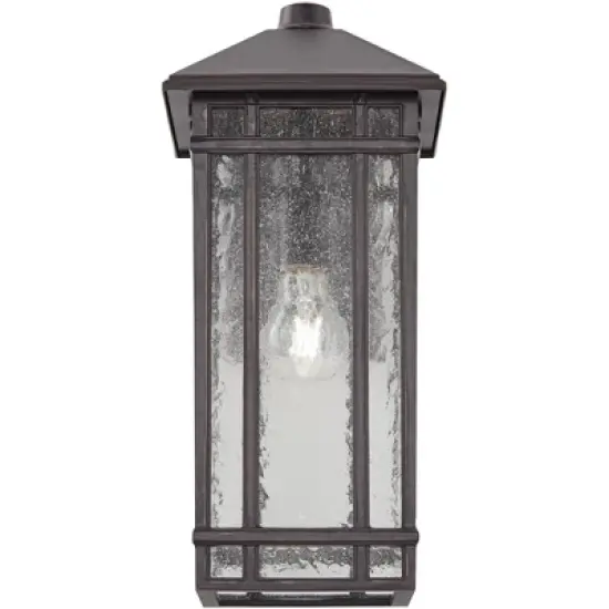 Kathy Ireland Sierra Craftsman 16 1/2"H Outdoor Wall Light Set of 2 image {4}