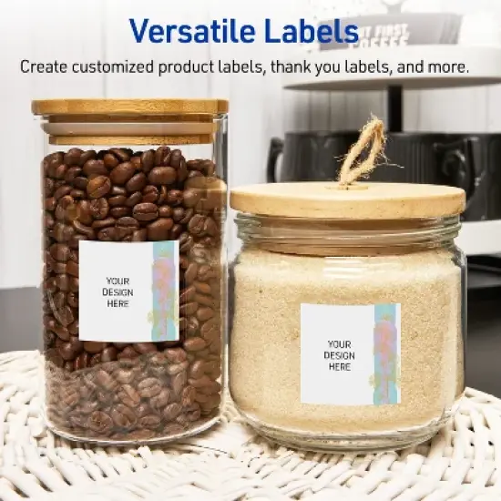 Avery Square Labels, Floral Design, 3" x 3", 60 Total image {5}