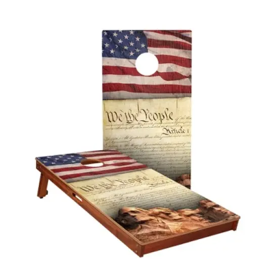 Skips Garage We The People Cornhole Boards - ACA Sig Pro Series image {1}