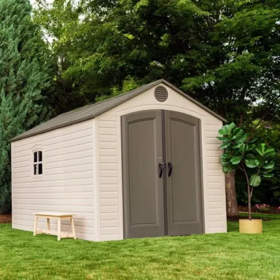 Lifetime 8 ft. x 12.5 ft. Outdoor Storage Shed - 6402 image {1}