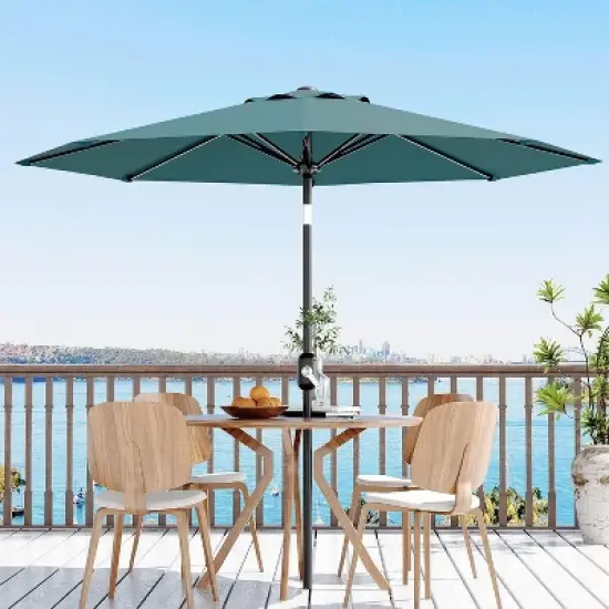 GustoWave 9Ft Outdoor Patio Umbrella for Pool, Deck, Yard, Garden image {14}