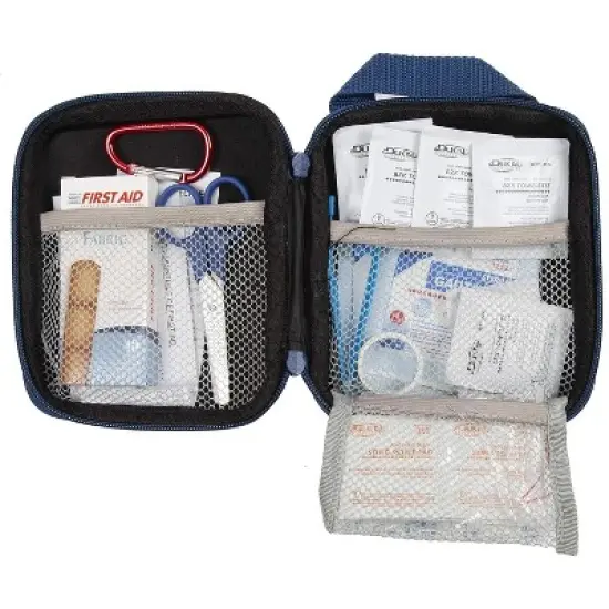 Lifeline 53-Piece Compact First Aid Emergency Kit &ndash; Hard Shell Case &ndash; Travel, Car, Camping, Hiking, Sports, Home Safety Essentials image {2}