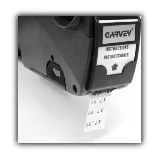 Garvey Pricemarker Kit, Model 22-8, 1-Line, 8 Characters/Line, 0.81 x 0.44 Label Size image {5}