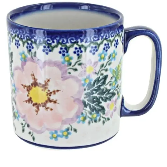 Blue Rose Polish Pottery Vena Mug image {3}