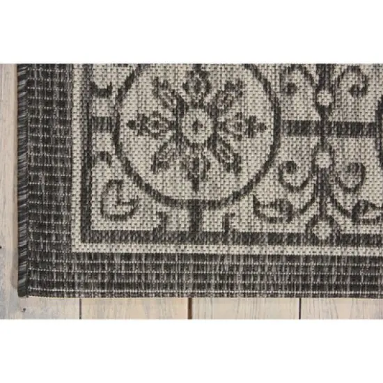 Nourison Garden Party Bordered Indoor/Outdoor Flatweave Area Rug image {3}