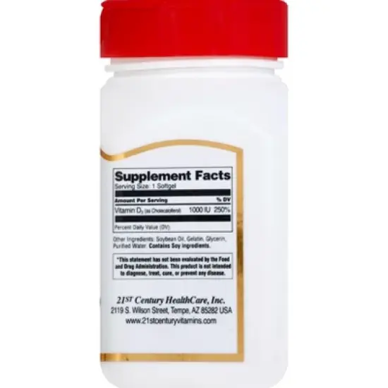 21st Century Vitamin D3 250 ea image {3}