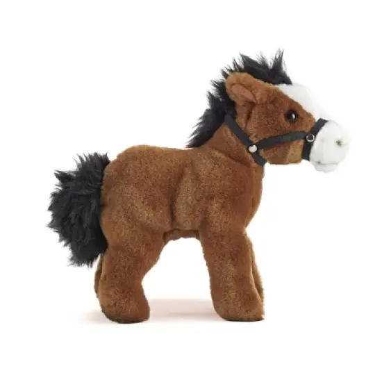 Living Nature Horse With Bridle Plush Toy image {1}