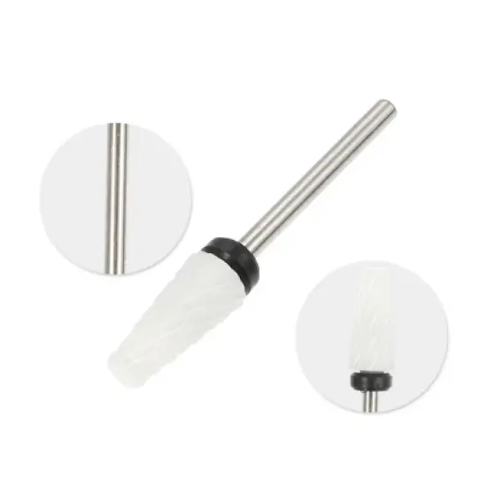 Unique Bargains Ceramic Tungsten Bit Electric Nail Drill File Cuticle Cleaner Tool for Rotary Nail Drill Machine Manicure Pedicure Polishing Kit image {2}