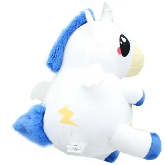 Se7en20 Glitter Galaxy 12-Inch Blue Hair White UniCow Collectible Plush image {1}