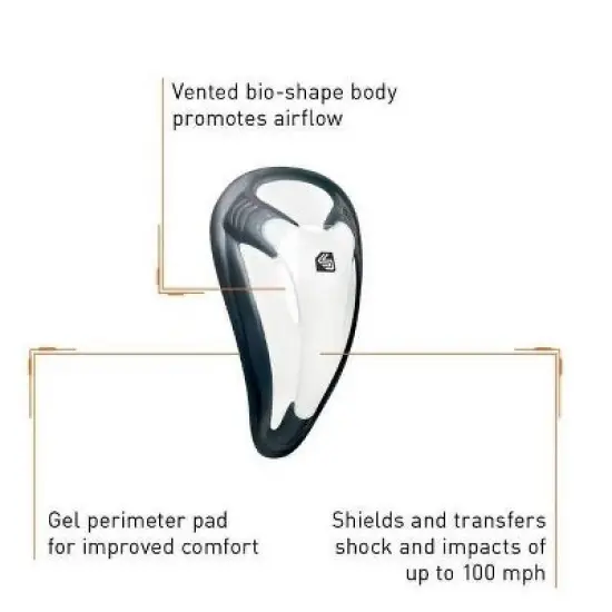 Shock Doctor Compression Shorts with Cup Adult - White L image {2}